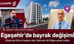 Egeşehir'de bayrak değişimi