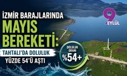 İzmir barajlarında mayıs bereketi: Tahtalı'da doluluk yüzde 54'ü aştı