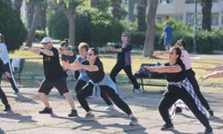 Konaklılar açık havada sporu çok sevdi