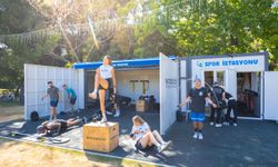 İzmirlilerin yeni spor adresi açık hava istasyonları oldu