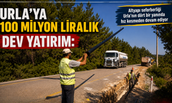 Urla’ya 100 milyon liralık dev yatırım: 40 kilometrelik içme suyu hattı geliyor