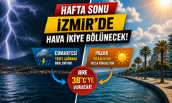 İzmir’de hafta sonu sürprizi: Önce yağmur, sonra kavurucu sıcak! Termometreler 38 dereceyi görecek