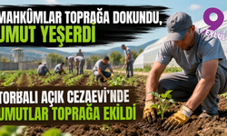 Torbalı Cezaevi’nde toprağa emek, geleceğe umut