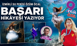 İzmirli su perisi objektifler önünde başarı hikayesi yazıyor