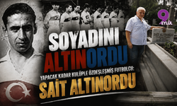 Soyadını altınordu yapacak kadar kulüple özdeşleşmiş futbolcu: Sait Altınordu