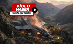 Askeri uçak düştü; Pilot kurtuldu!