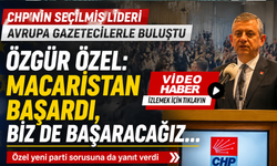Özgür Özel EFJ konferansında: “Macaristan başardı” çıkışı ve “yeni parti” sorusuna yanıt