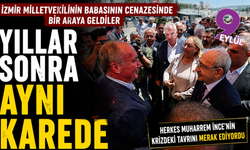İzmir Milletvekilinin babasının cenazesinde ilginç kare; İnce ile Kılıçdaroğlu aynı karede