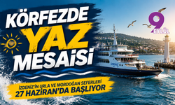 Körfezde yaz mesaisi: İZDENİZ'in Urla ve Mordoğan seferleri 27 Haziran'da başlıyor
