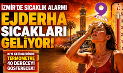 İzmir'de sıcaklık alarmı! Ejderha sıcakları geliyor!