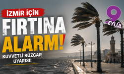 İzmir için fırtına alarmı: Kuvvetli rüzgâr etkili olacak