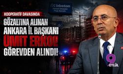 Kooperatif davasında gözaltına alınan Ankara İl Başkanı Ümit Erkol görevden alındı!