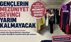 İzmir Büyükşehir’den mezuniyet kıyafeti desteği
