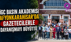 İGC Basın Akademisi Afyonkarahisar'da gazetecilerle dayanışmayı büyüttü