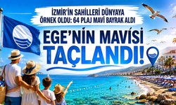 İzmir’de mavi bayrak gururu: 64 plajla Türkiye’nin en temiz kıyıları arasında