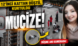 12'nci kattan düşen çocuk hayata tutundu; O anlar zkamerada