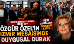 CHP lideri Özel, yakın arkadaşını acı gününde yalnız bırakmadı