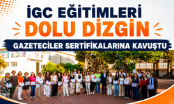 İGC eğitimleri dolu dizgin... Gazeteciler sertifikalarına kavuştu