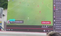 Dev ekranda maç yerine oyun açıldı