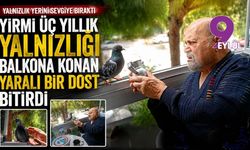 Yirmi üç yıllık yalnızlığı balkona konan yaralı bir dost bitirdi