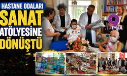 Renklerin gücüyle kansere meydan okuyan çocuklardan büyüleyici sergi