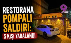 Restorana pompalı saldırı: 5 kişi yaralandı