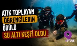 Atık toplayan öğrencilerin ödülü su altı keşfi oldu