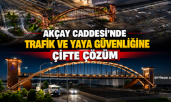 Akçay Caddesi'nde trafik ve yaya güvenliğine çifte çözüm
