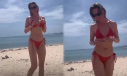 Yasemin Kay Allen’dan Bodrum mesaisi: Yaz sezonunu ayna pozuyla açtı