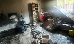 Eski eş evini ateşe verdi