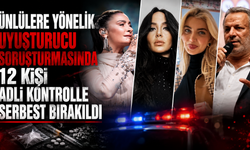 Ünlülere yönelik uyuşturucu soruşturmasında 4 tutuklama, 12 kişiye adli kontrol
