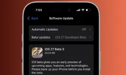 Apple Beklenen iOS 27 Beta 3 Güncellemesini Yayınladı