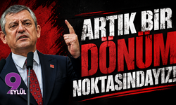 Özgür Özel: "Artık bir dönüm noktasındayız!"