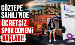 Göztepe sahilinde ücretsiz spor dönemi başladı