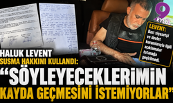 Haluk Levent susma hakkını kullandı: “Söyleyeceklerimin kayda geçmesini istemiyorlar”