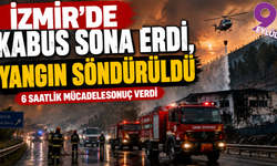 Alevlerin önünde 6 saatlik savaş: Buca yangını söndürüldü