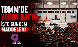 TBMM’de yoğun hafta: İşte gündem maddeleri