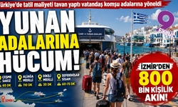 Yunan Adalarına Büyük Kaçış! İzmir'den Ege'yi Aşan Tatil Akını
