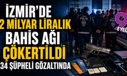 İzmir merkezli yasa dışı bahis operasyonu: 34 şüpheli gözaltında