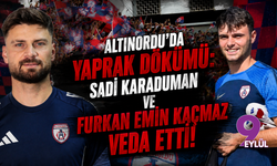 Altınordu’da Yaprak Dökümü: Sadi Karaduman Ve Furkan Emin Kaçmaz Veda Etti!