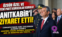 Özgür Özel ve YENİ Parti Kurucular Kurulu Anıtkabir’i Ziyaret Etti!