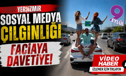 İzmir-Çeşme Otoyolu’nda pes dedirten hareket: Araç üzerinde dans ettiler, haklarında soruşturma başlatıldı