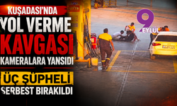 Yol verme tartışması yumruklu kavgaya dönüştü! O anlar kamerada