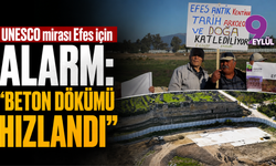 UNESCO mirası Efes için alarm: Beton dökümü hızlandı