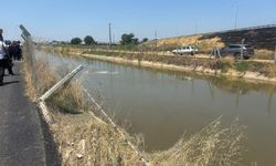 Aydın'da sulama kanalına düşen otomobilde can pazarı