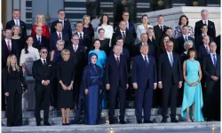 NATO liderleri açılış resepsiyonunda buluştu