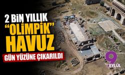 Aydın’da 2 bin yıllık "olimpik" havuz gün yüzüne çıkarıldı