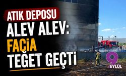 Torbalı'da atık deposu alev alev: Facia teğet geçti