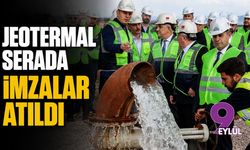 Jeotermal serada  imzalar atıldı