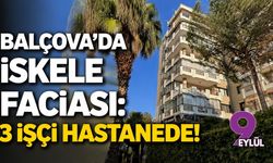 Balçova'da iskele faciası: 3 işçi hastanede!